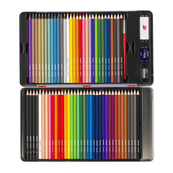ROYAL TALENS NORTH AMERICA Bruynzeel Colouring and Drawing 70 Piece Set