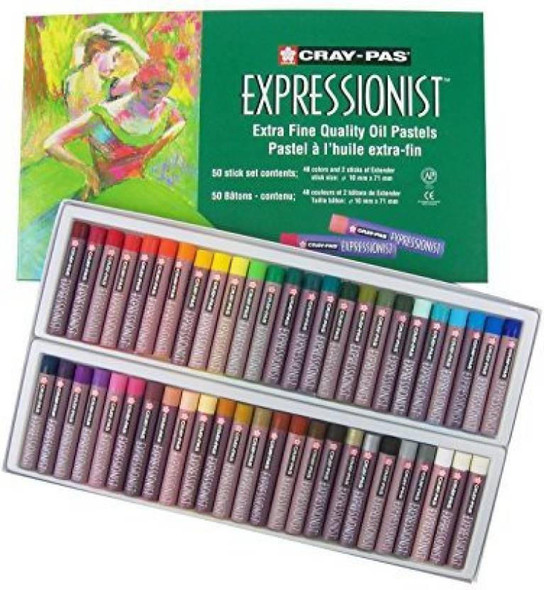 Sakura - Cray-Pas Expressionist Oil Pastel - Set - 50-Color Set