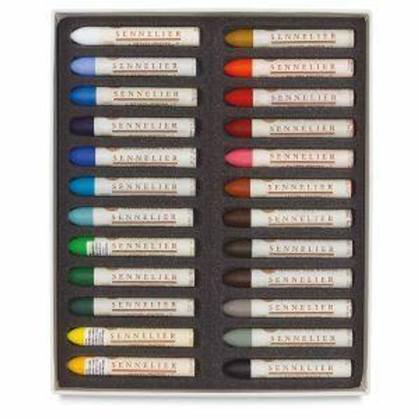 Sennelier Oil Pastel Set - 24-Color Set