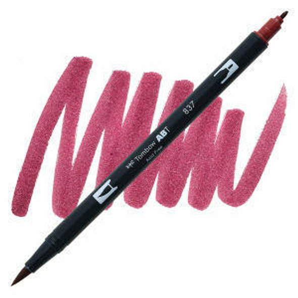 Tombow - Dual Brush-Pen - Wine Red #837