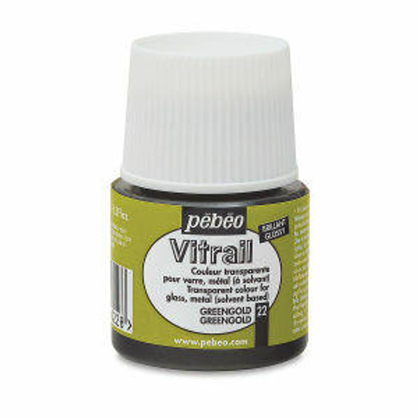 Pebeo - Vitrail Paint - Green Gold