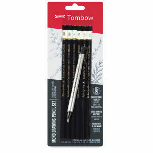 TOMBOW, INC Tombow - MONO Drawing 6-Pencil Set with Eraser