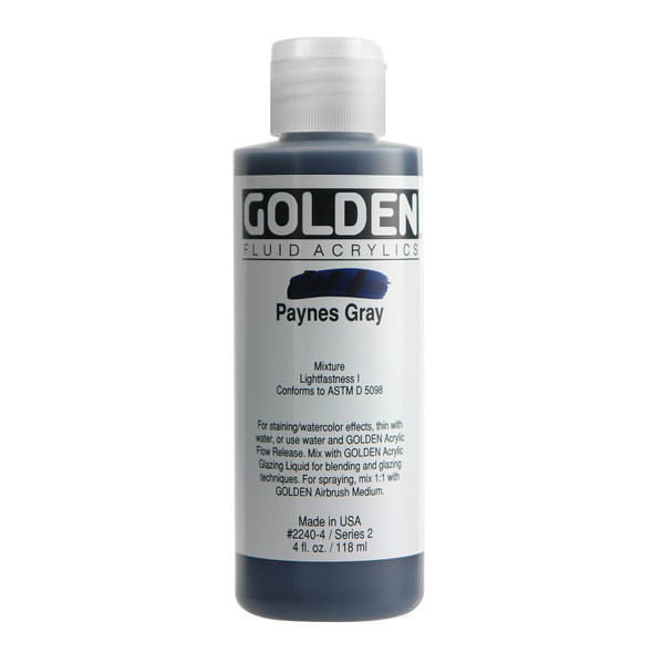 Golden Artist Colors Fluid Payne s Gray 4oz