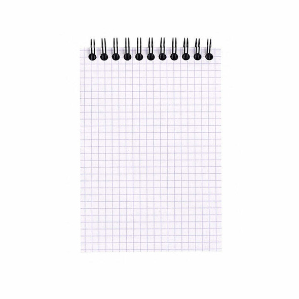 Rhodia - Wire-Bound Sketchbook - 3 x 4 - Graph - Black