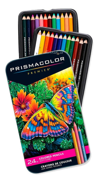  Prismacolor Premier Thick Core Colored Pencil Set - 24-Color Set 