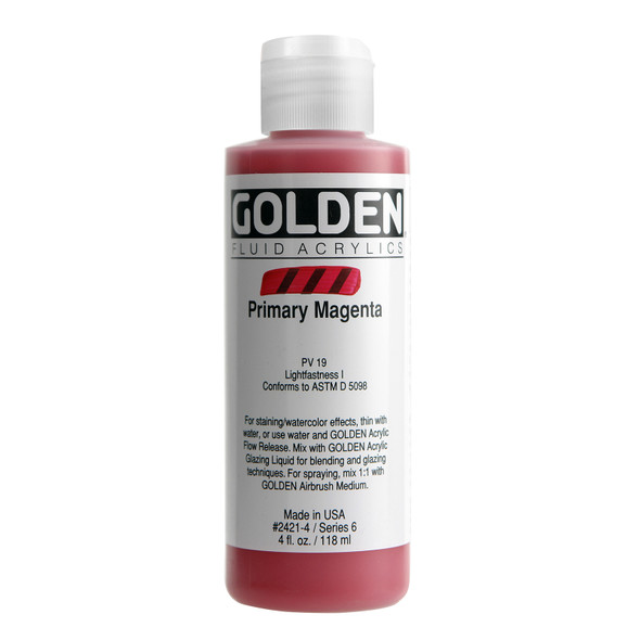 Golden Artist Colors Fluid Primary Magenta 4oz