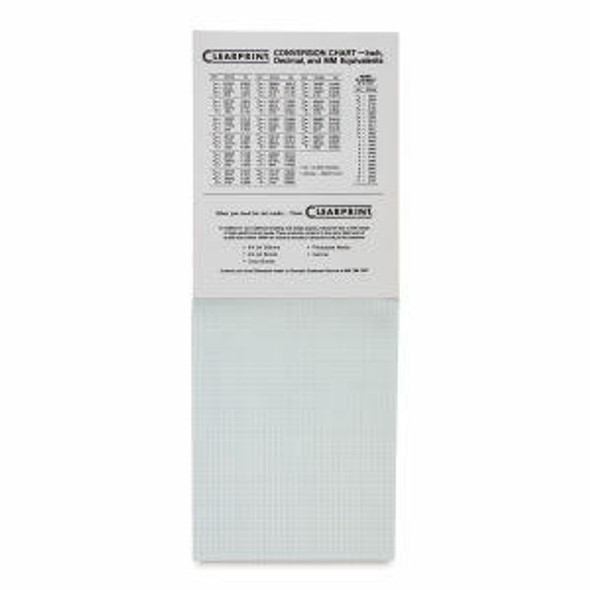 Clearprint - Design and Sketch Pad - 8x8 Grid - 8.5 x 11 50sh