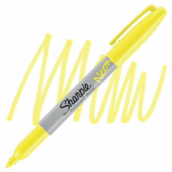 sharpie Sharpie Marker - Fine - Neon Yellow