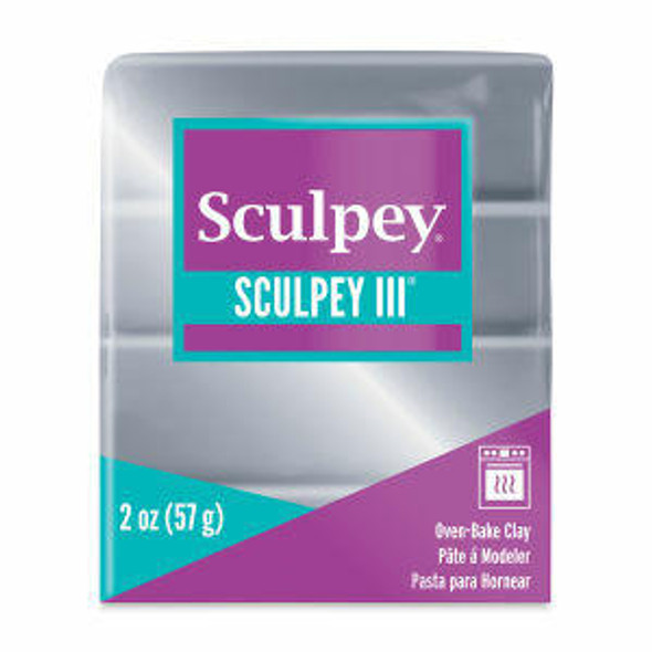 POLYFORM PRODUCTS Sculpey III - 2 oz - Silver