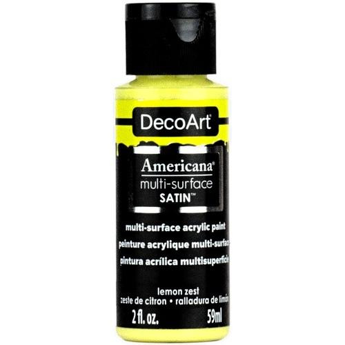 decoart Deco - Americana Multi-Surface Acrylic - 2 oz - Lemon Zest