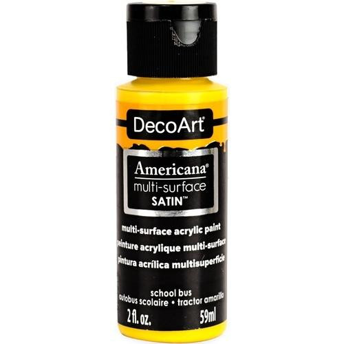 decoart Deco - Americana Multi-Surface Acrylic - 2 oz - School Bus