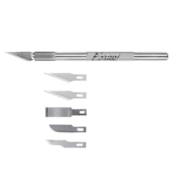 Excel Hobby Blades Excel - K1- Light Duty Knife - K1- Knife w/5 Assorted Blades
