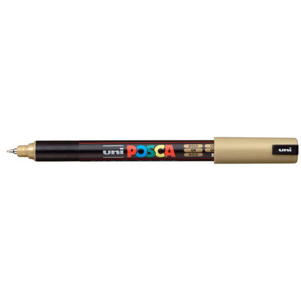 posca POSCA Paint Pen, PC-1MR Ultra-Fine Tip, Gold posca POSCA Paint Pen, PC-1MR Ultra-Fine Tip, Gold