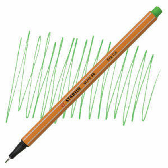 Stabilo STABILO point 88 Pen, Leaf Green