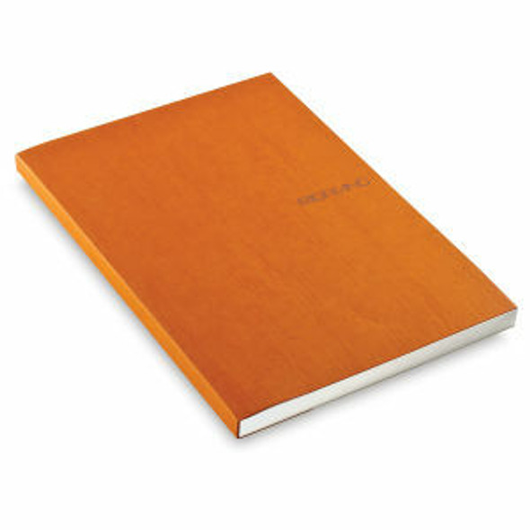 fabriano Fabriano EcoQua Dot Grid Note Pad, Small, Glue-Bound, 90 Sheets, Orange