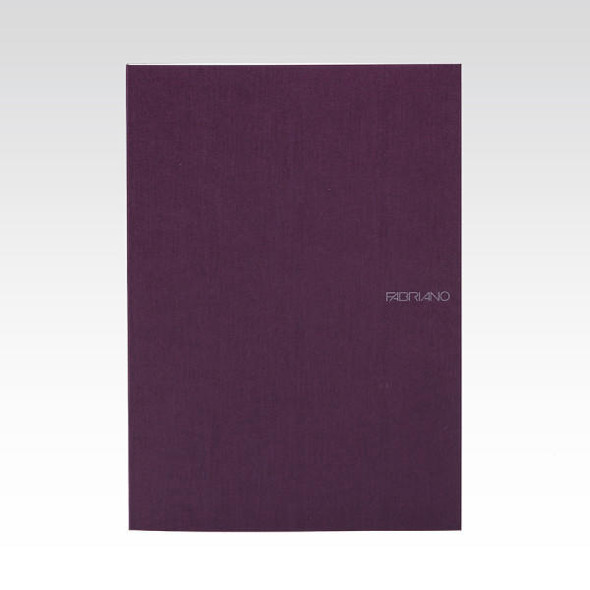  Fabriano EcoQua Dot Grid Note Pad, Large, Glue-Bound, 90 Sheets, Wine 