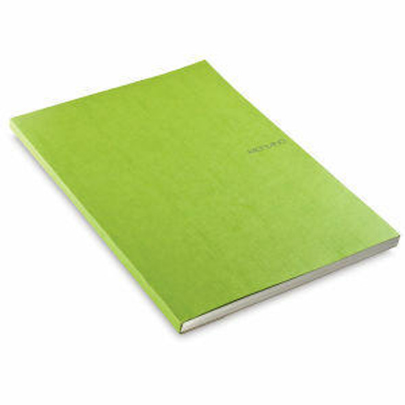 fabriano Fabriano EcoQua Dot Grid Note Pad, Large, Glue-Bound, 90 Sheets, Lime