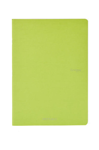 Fabriano EcoQua Notebook, 8.27" x 11.69", A4, Lined, 40 Sheets, Lime
