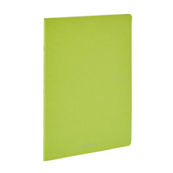 Fabriano EcoQua Notebook, 5.83" x 8.27", A5, Blank, 40 Sheets, Lime