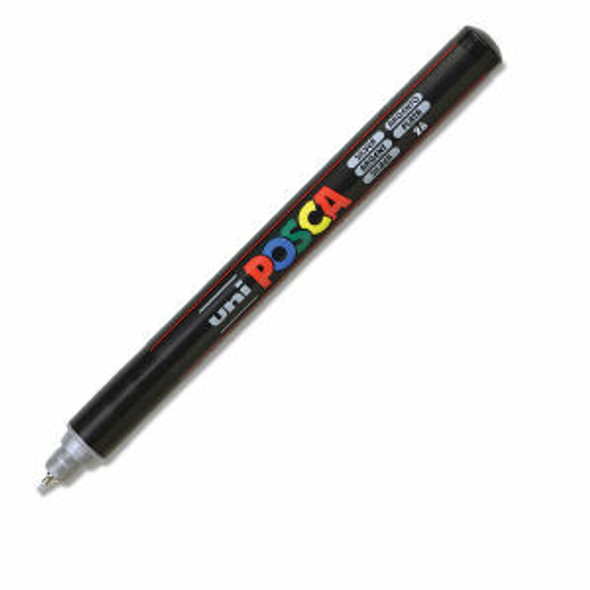 posca POSCA Paint Pen, PC-1MR Ultra-Fine Tip, Silver