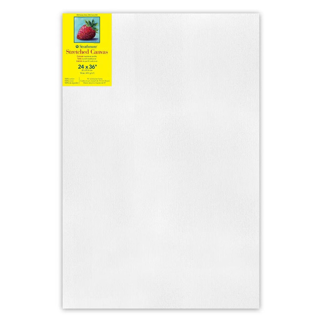 Strathmore 300 Series Stretched Canvas Studio 3/4 quot Profile 24 quot x 36 quot Strathmore 300 Series Stretched Canvas Studio 3/4 quot Profile 24 quot x 36 quot