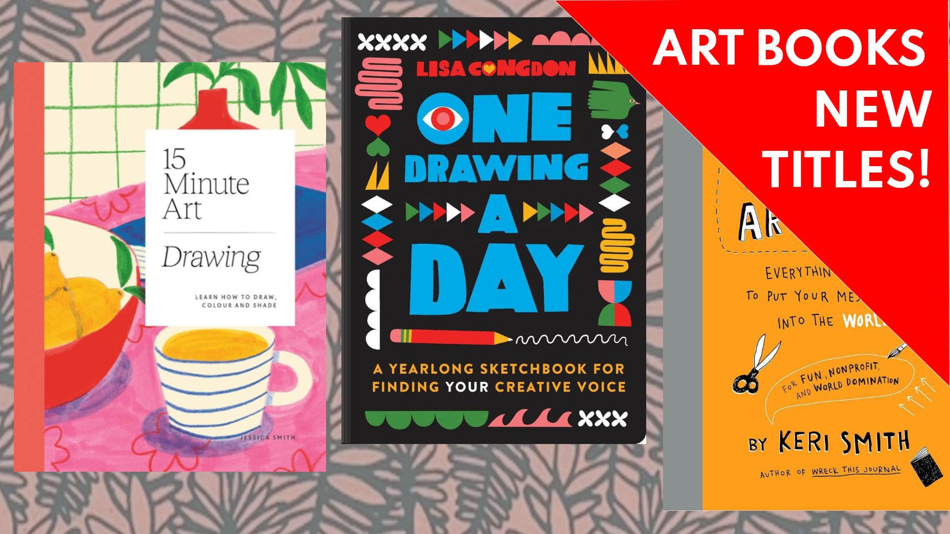 Shop our newest collection of art books!