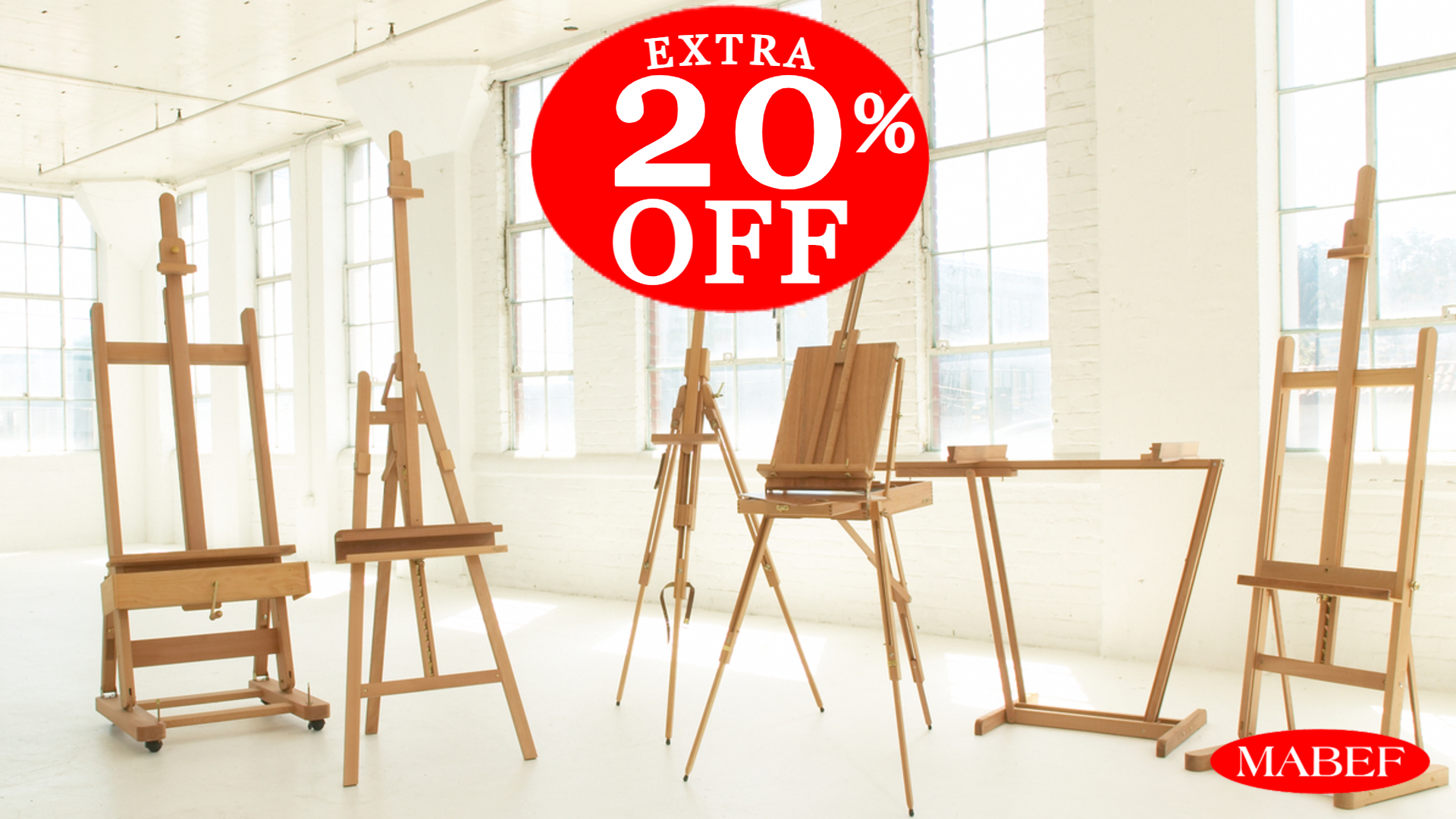 Shop Our Moms, Dads, & Grads Sale, including discounts like 20% off ALL easels now thru JUNE 14 Shop Our Moms, Dads, & Grads Sale, including discounts like 20% off ALL easels now thru JUNE 14