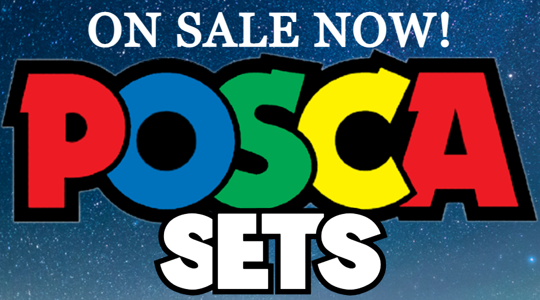 Take an extra 20% off all Posca Marker Sets during our Holiday Sale!