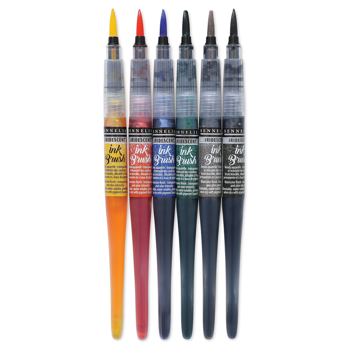 Sennelier Oil Pastel Iridescent Set, 12-Colors - Sam Flax Atlanta