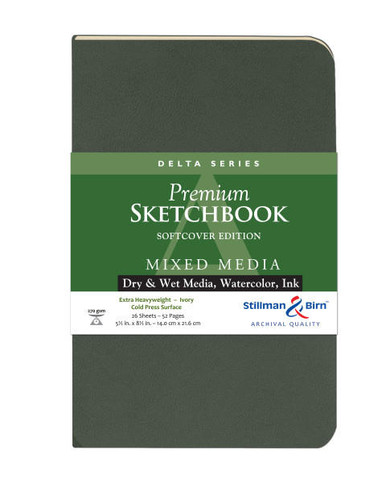 Stillman & Birn Delta Series Mixed Media Softcover Sketchbook 3.5