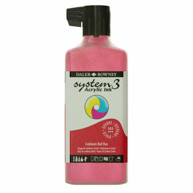 System 3 Acrylic Ink 29.5mL Fluorescent Pink - Sam Flax Atlanta