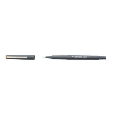 Pin Point Pen Razor Pilot - Razor Point Pen - Black
