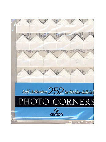 Lineco Self-Adhesive Photo Corners 252/Pkg-Black .5