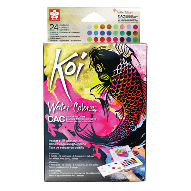 Sakura Koi Watercolor Pocket Field Sketch Box Set 48-Colors