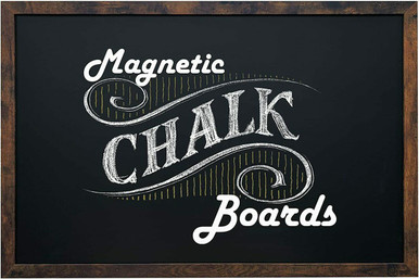 Magnetic Chalk Board with Paperclay Boarder