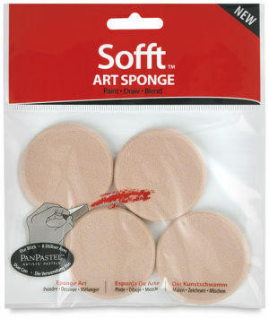 Sofft Tools - Art Sponges - Round Sponge (4/Pkg.) - Sam Flax Atlanta