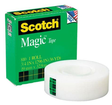 3M Scotch Removable Tape #811 - 3/4 x 36 yards