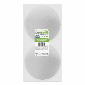 FloraCraft Ball - Styrofoam - 1-1/4-inch - 12 Piece - White