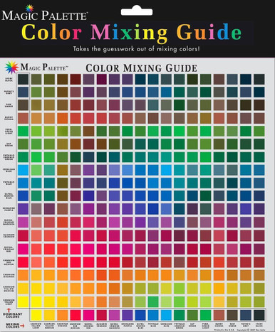 Magic Palette Color Mixing Guide - Personal Mixing Guide - Sam
