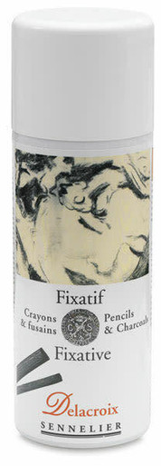 EFFLORESCENCE SPRAY ARTHOODIE ブラックＬ新品未使用 Sennelier Delacroix Pencil & Charcoal Fixative, Aerosol Spray