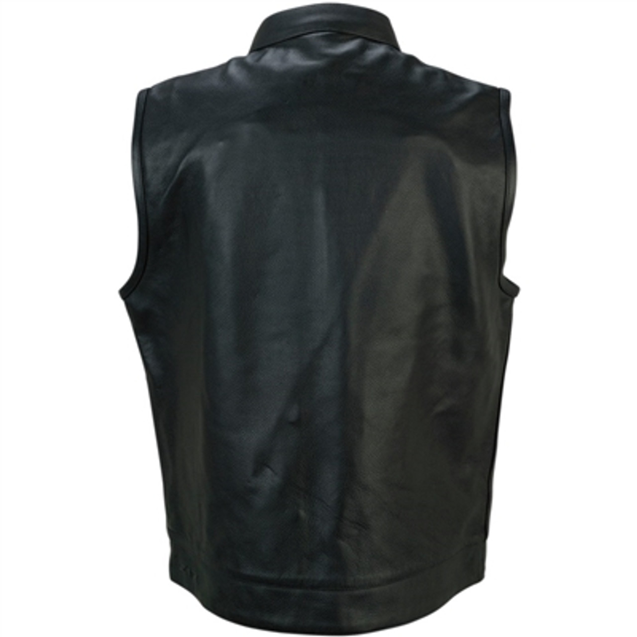 Z1R 2020 Vindicator Leather Vest - Black