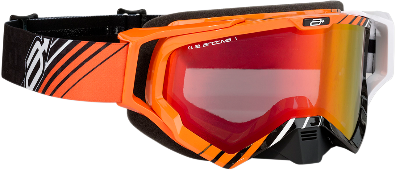 Arctiva Vibe Snow Goggle - Black/Orange/White