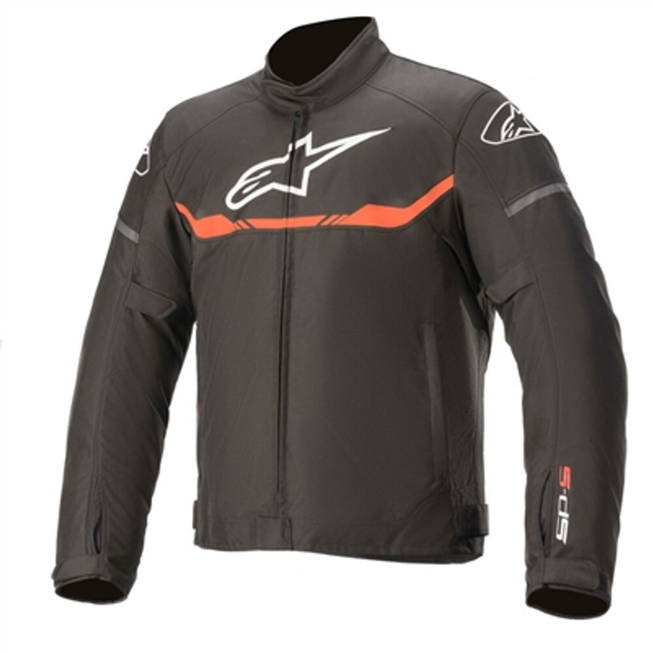 Alpinestars T-SPS Waterproof Jacket Black/Red available at Motocross Giant