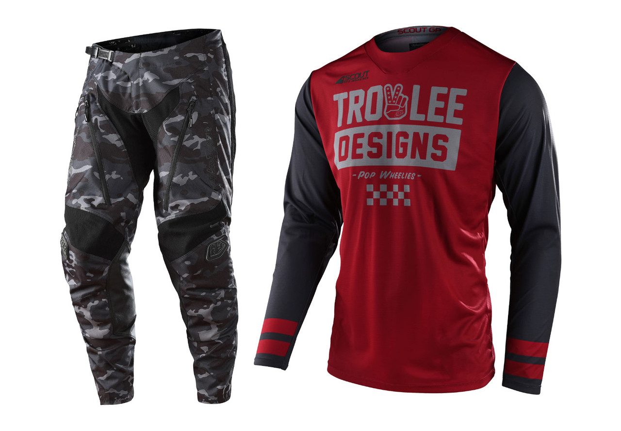 Troy Lee Designs Scout GP Jersey Pant Combo Peace & Wheelies