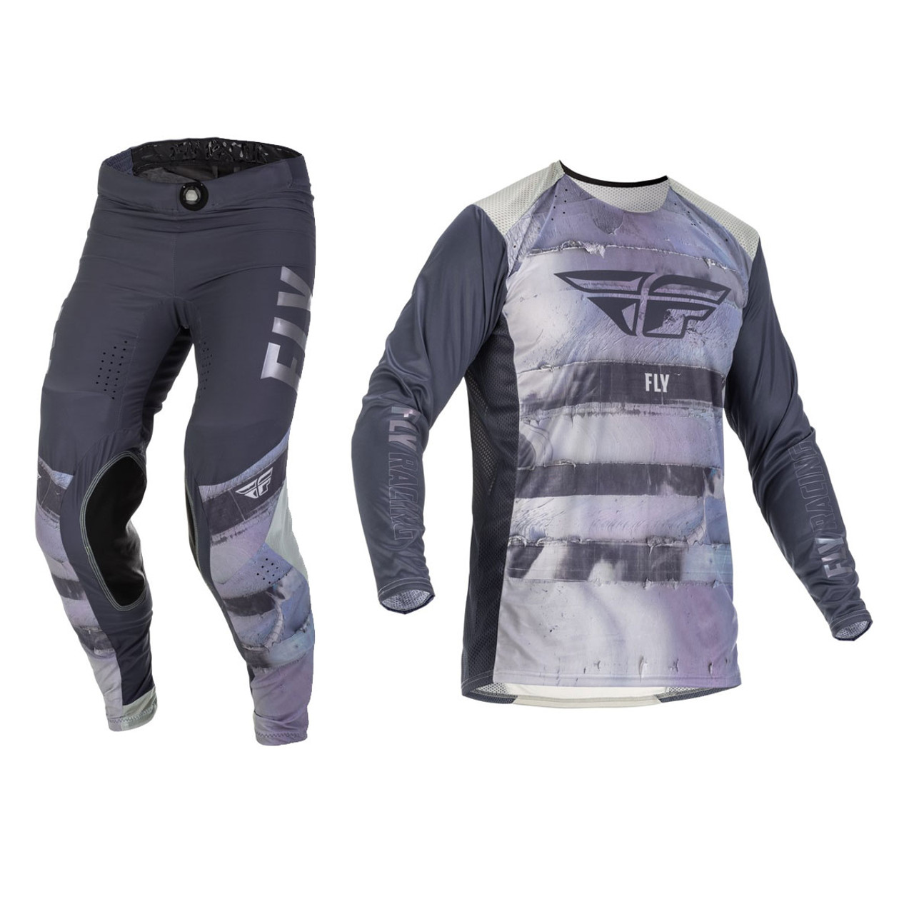 FLY Racing 2022 Limited Edition Lite Perspective Jersey Pant Combo Grey