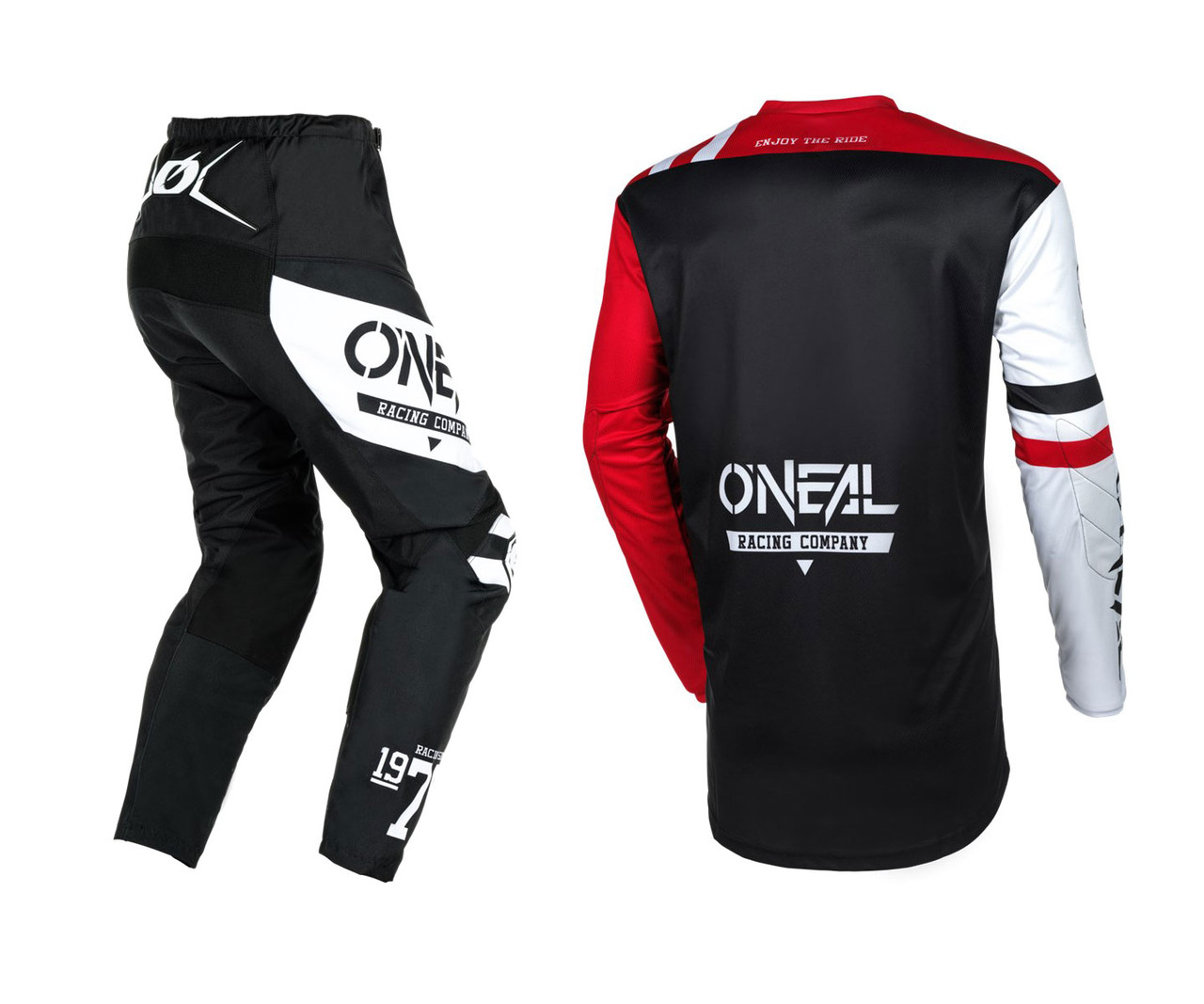 O'NEAL Element Racewear Jersey Black/White/Red – ONEAL USA