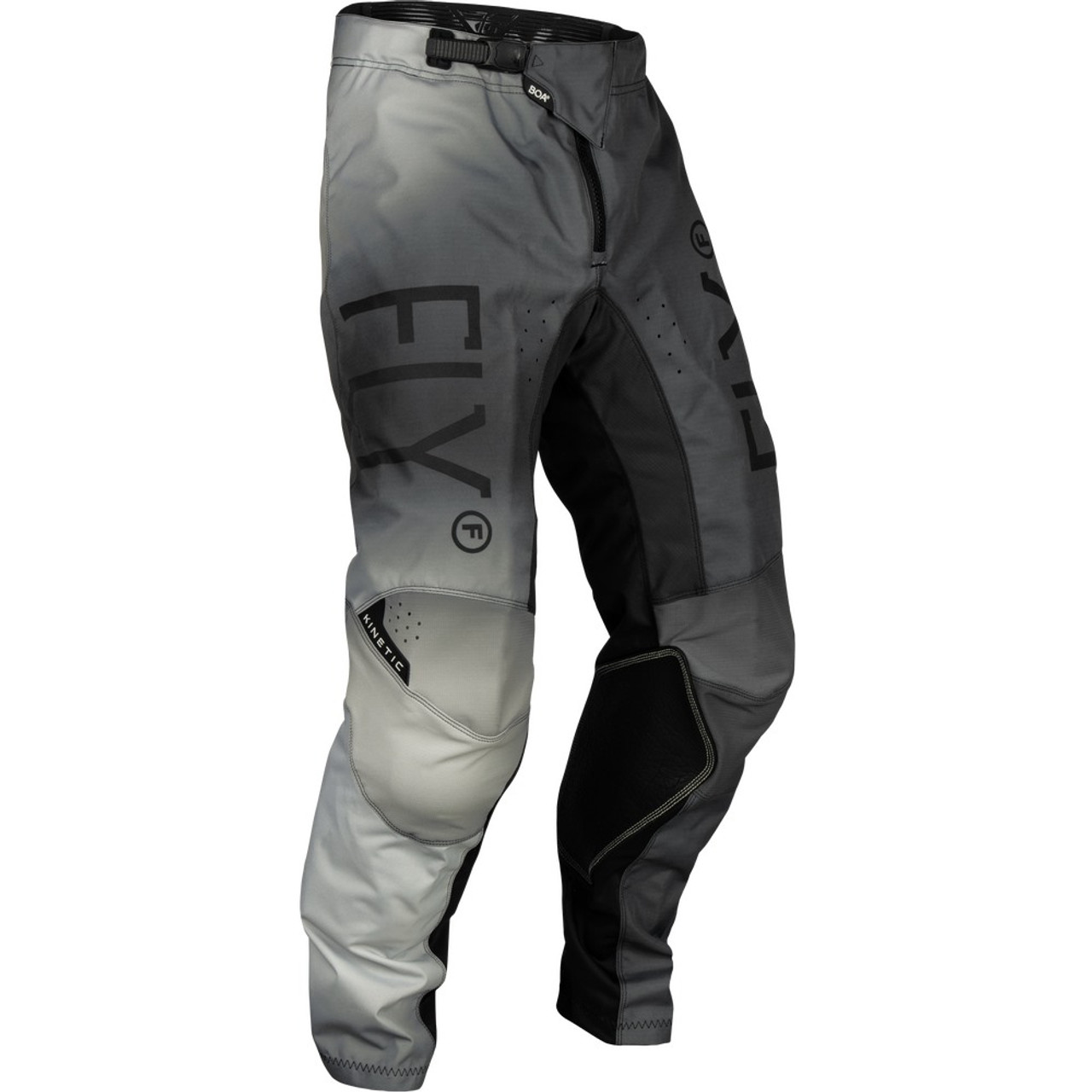 FLY Racing 2024 Youth Kinetic Prodigy Jersey Pant Combo Black/Light Grey