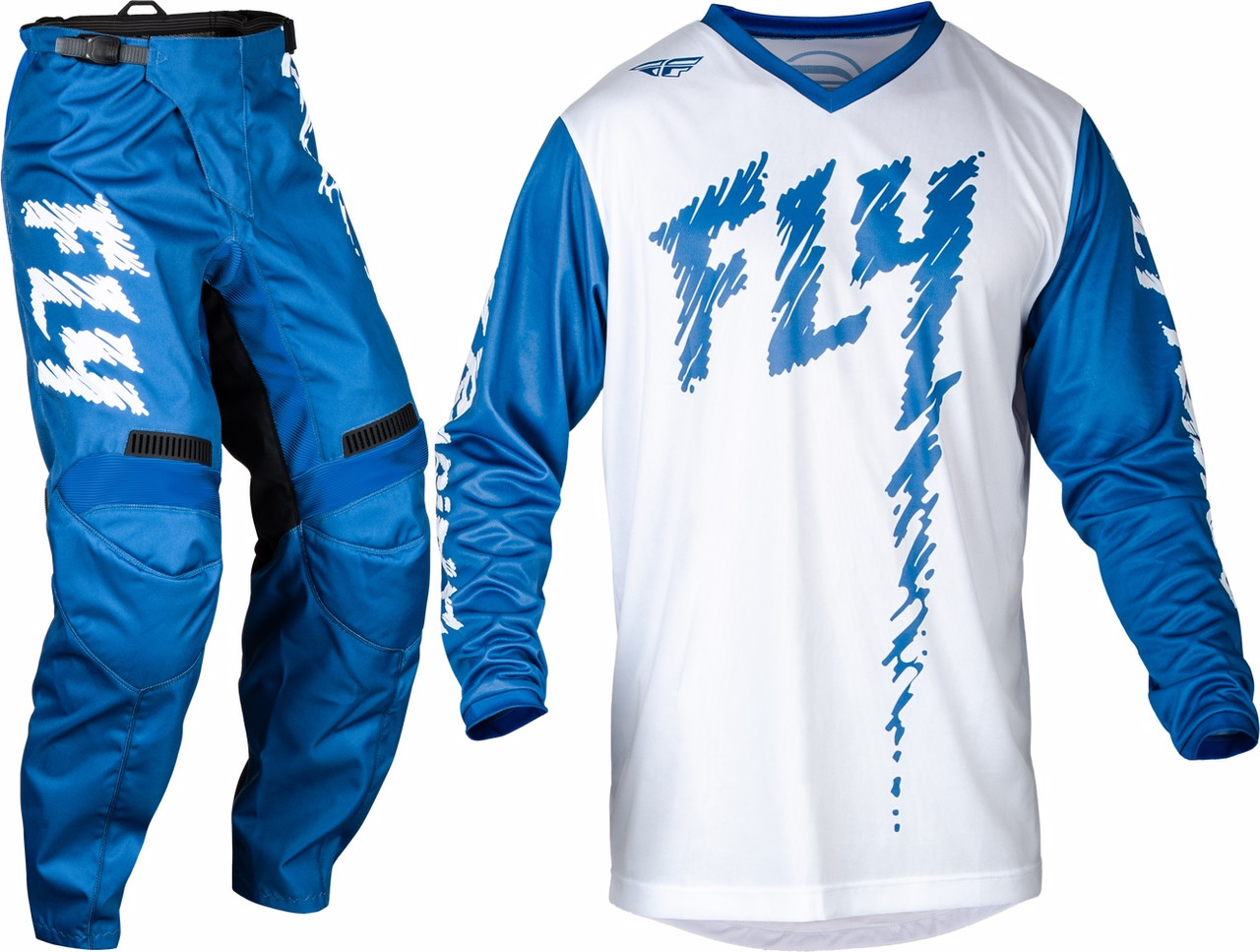 FLY Racing 2024 Youth F-16 Jersey Pant Combo True Blue/White