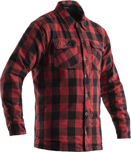 RST Kevlar Lumberjack CE Shirt Green Check - Motocrossgiant
