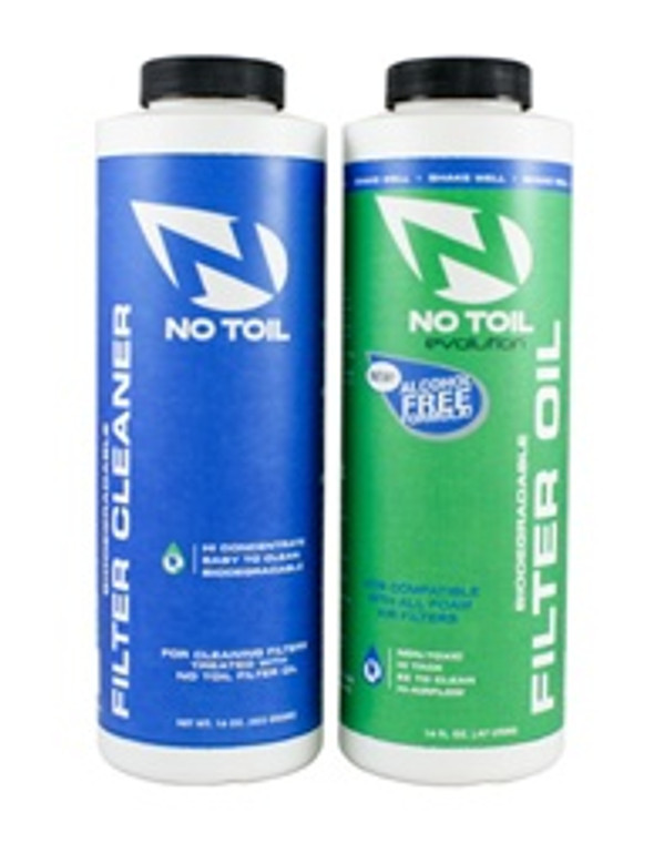 No-Toil Evolution Air Filter Oil - 2-Pack Oil and Cleaner